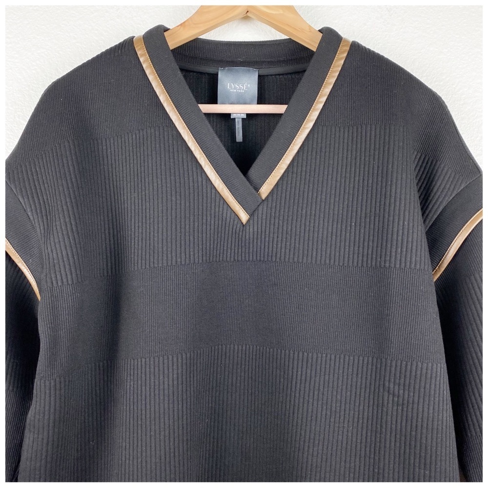 Lysse Quilted Convertible Sweatshirt In Black Size Small - Picture 7 of 13